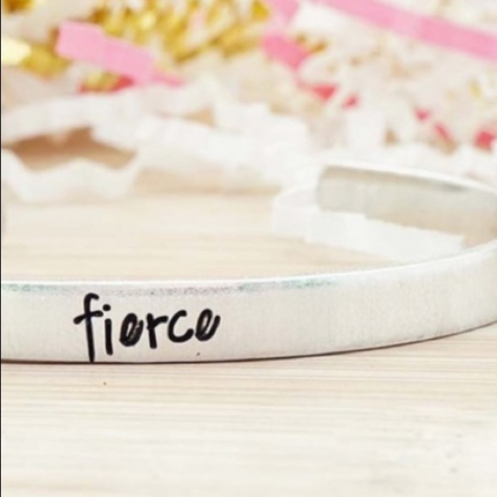 Silvertone ‘Fierce’ Adjustable Cuff